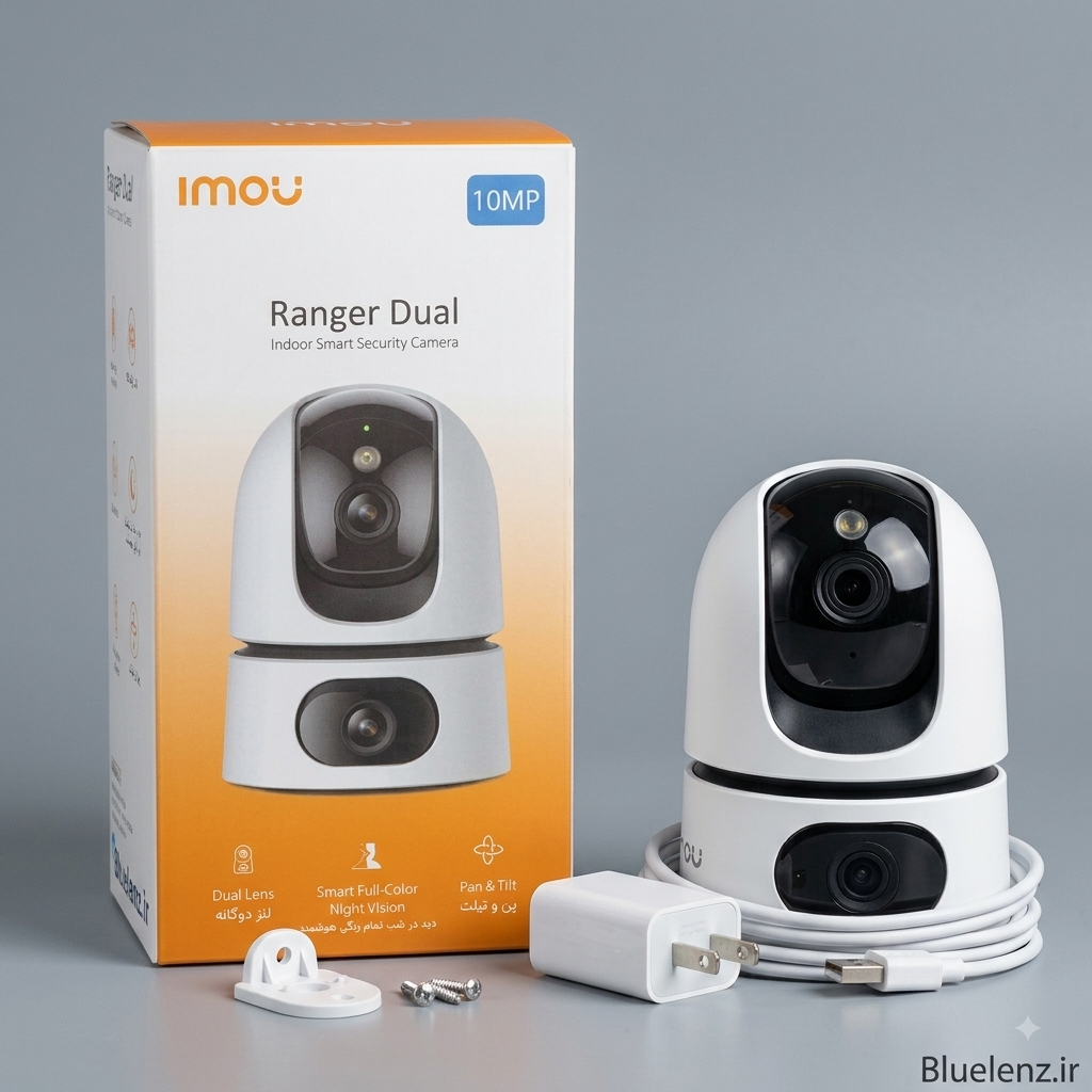 دوربین مداربسته وایرلس IMOU Ranger Dual 10MP دو لنزه با دید در شب رنگی و چرخش هوشمند
