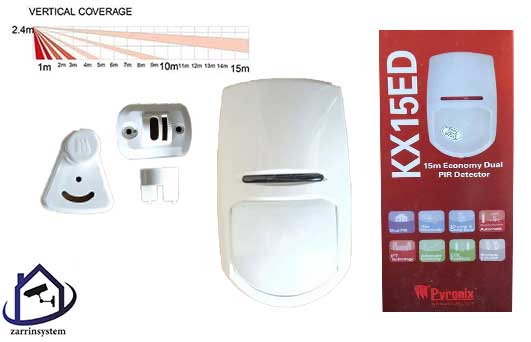 چشمی دزدگیر پایرونیکس مدل KX-15ED با برد تشخیص 15 متر