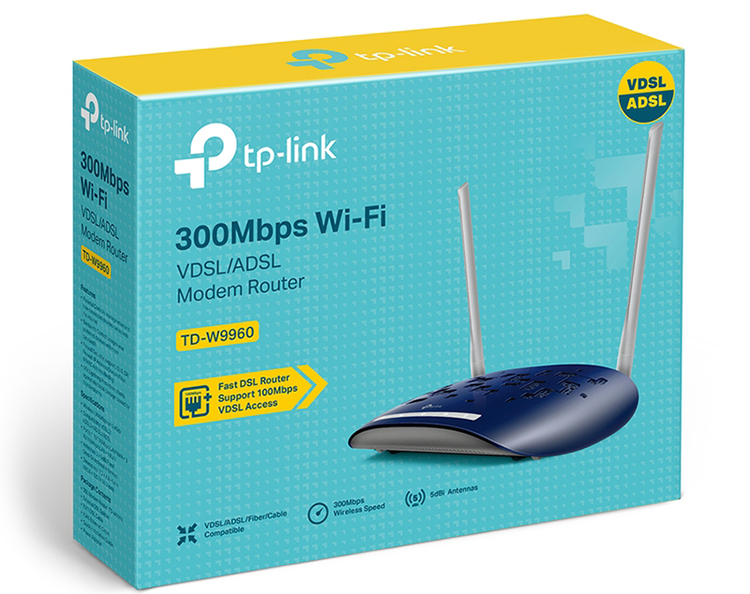 مودم روتر +ADSL2 تی پی-لینک مدل TD-W9960